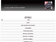 Tablet Screenshot of galleriengleson.com